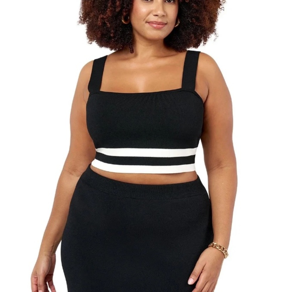 Edited by‎ Remi Bader Women's Knit Tank Top Black Size 2X